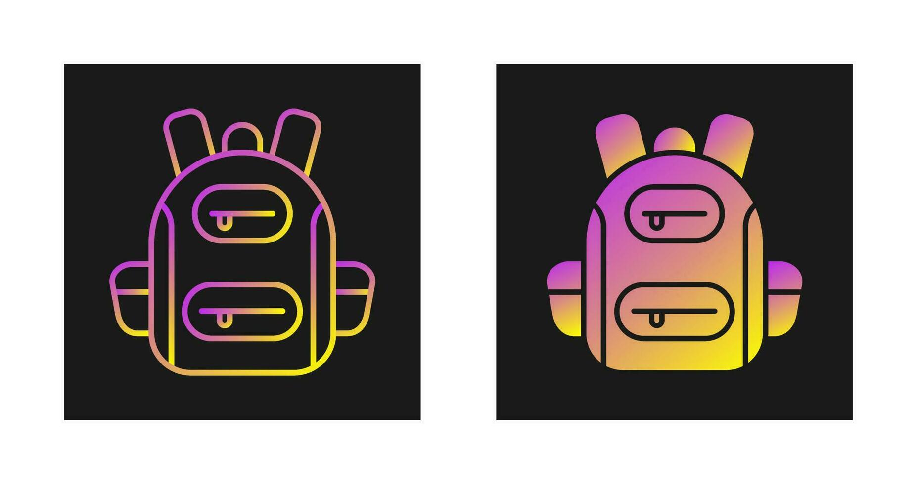 Backpack Vector Icon