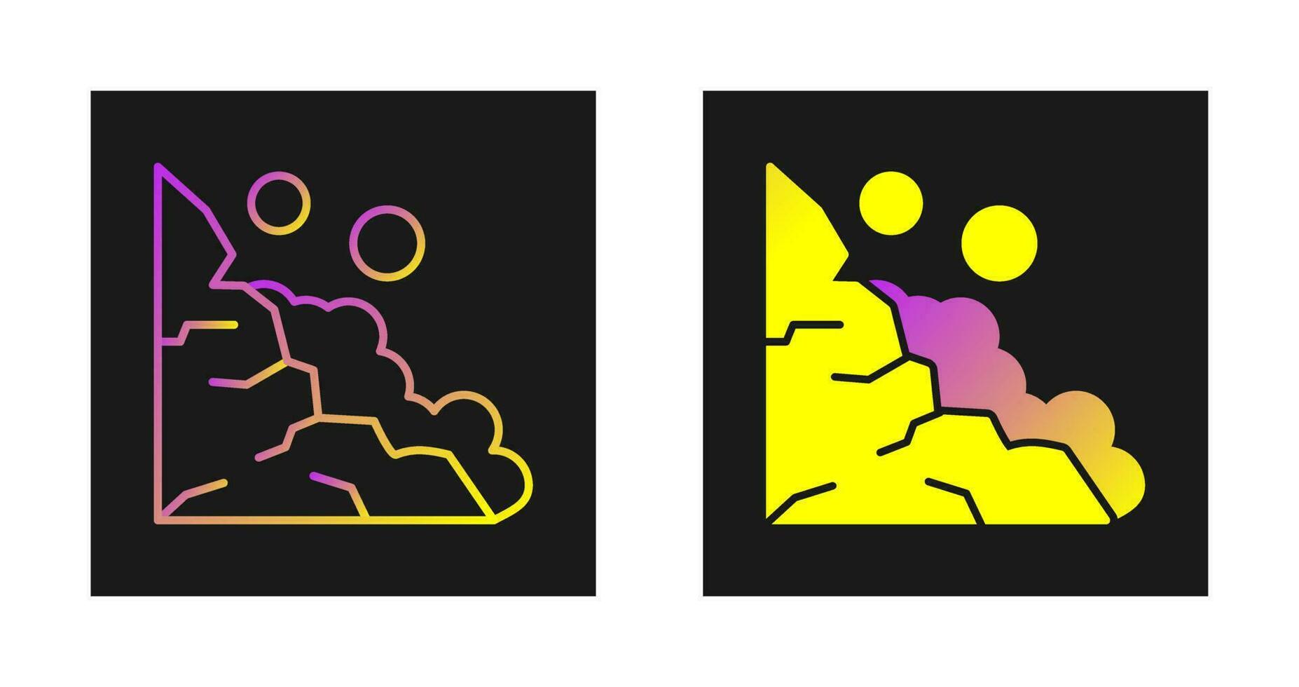 Landslide Vector Icon