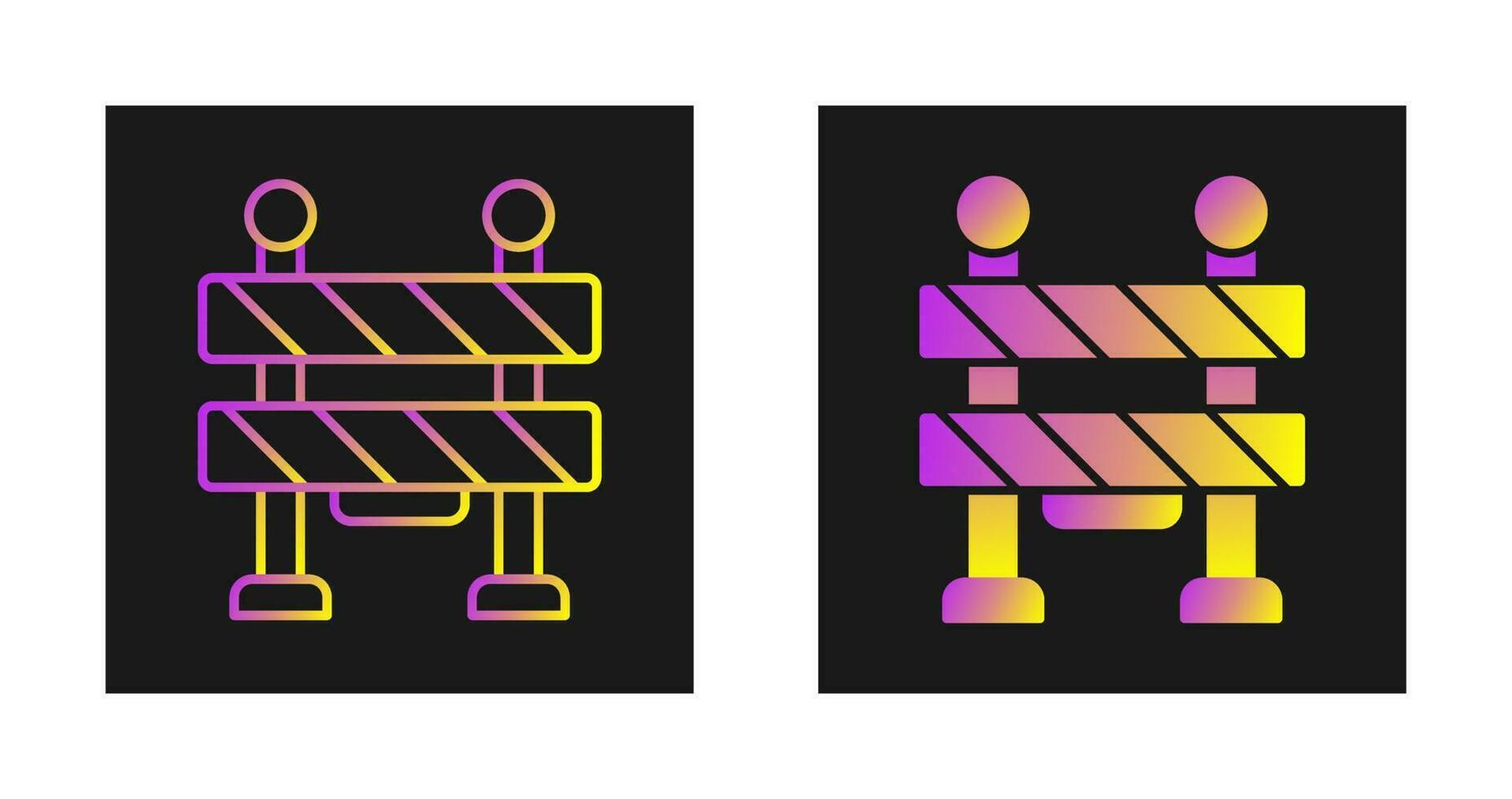 Barrier Vector Icon