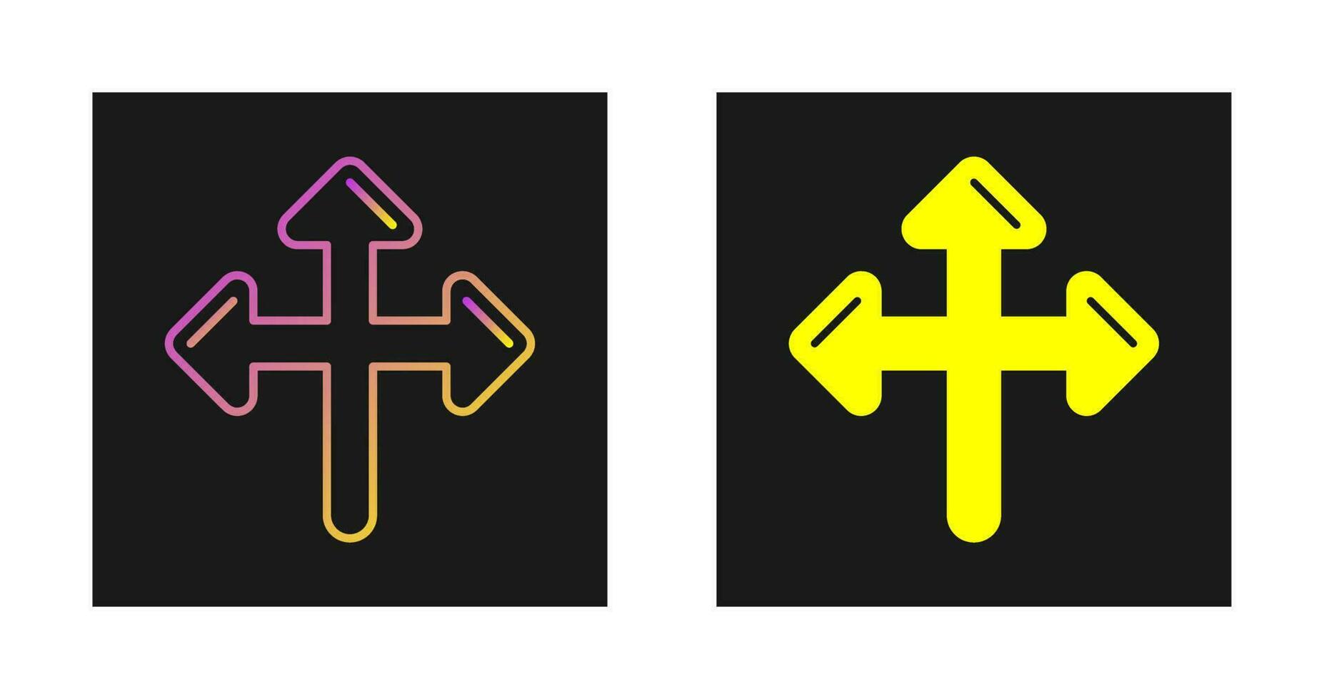 Directional Sign Vector Icon