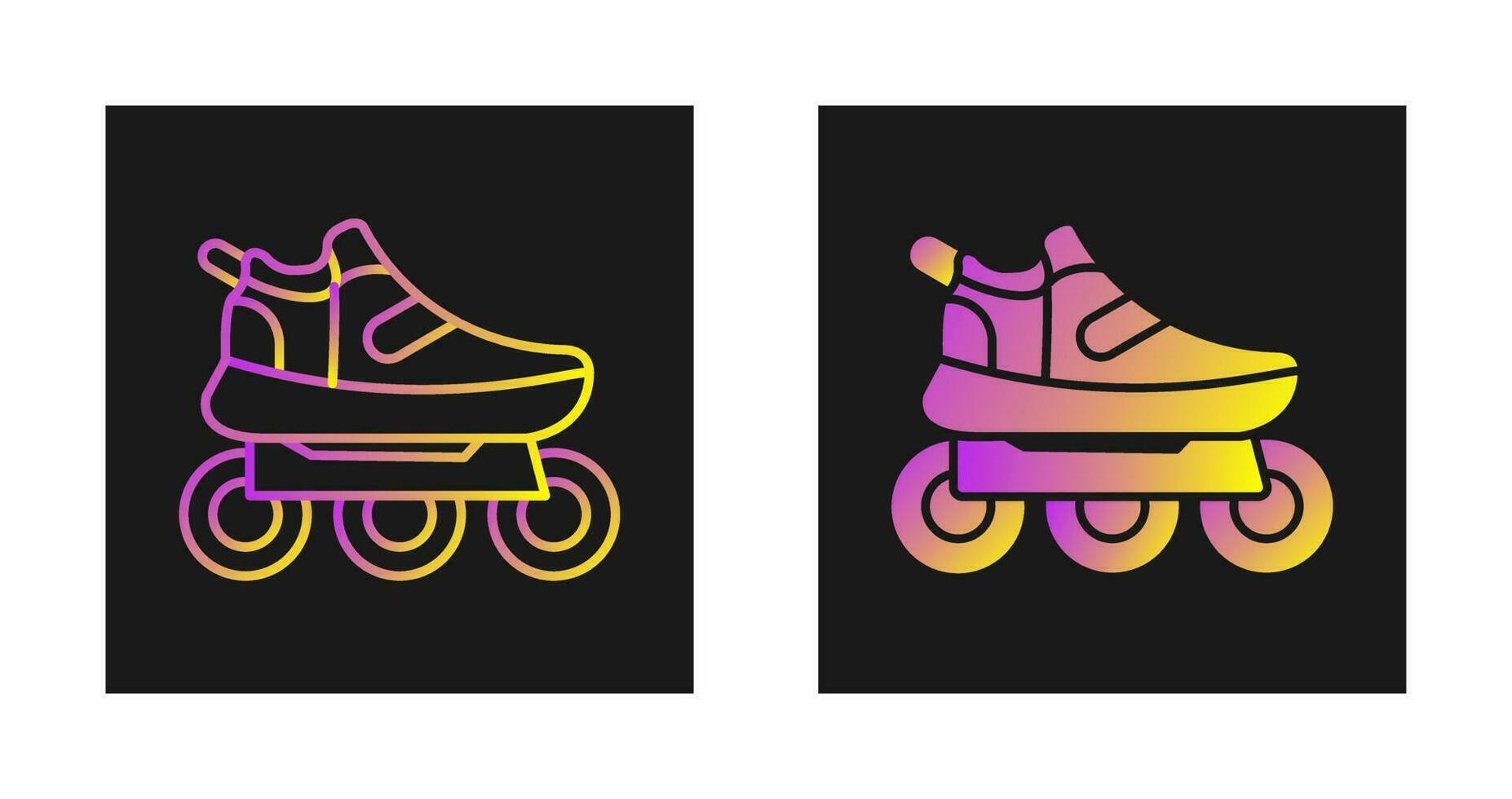 Roller Skates Vector Icon