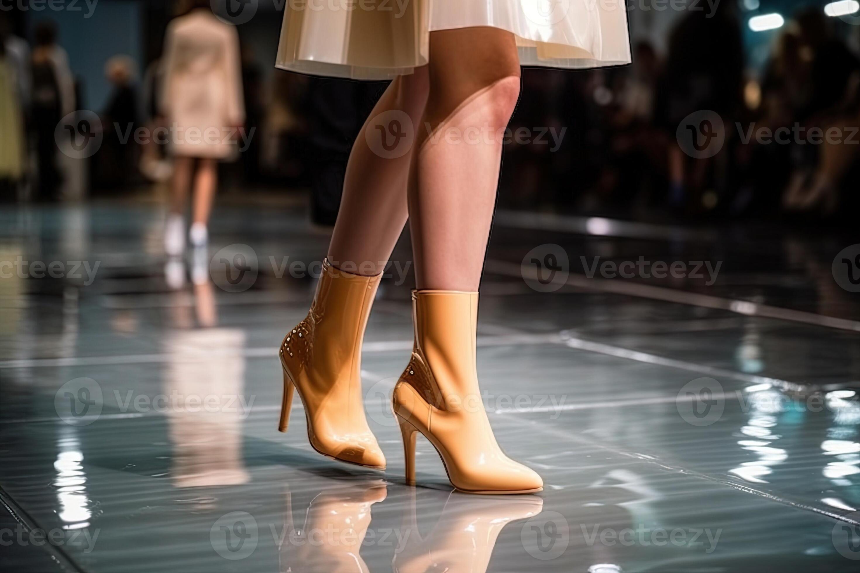 catwalk runwat event faschion catwalk detail of legs trendy ...