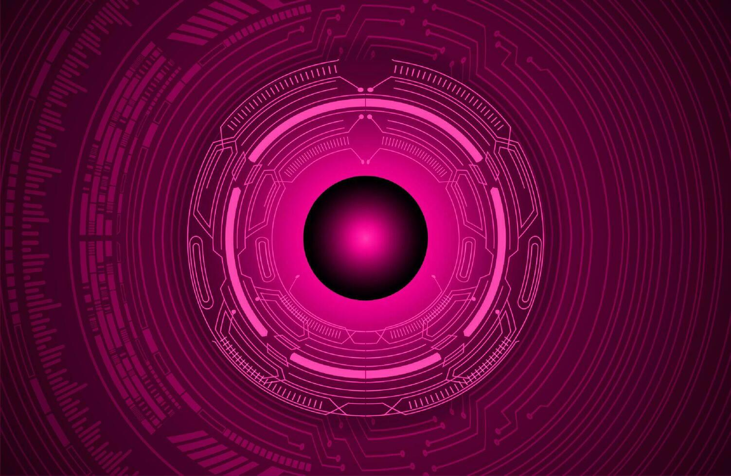 Modern Cybersecurity Eye on Technology Background vector