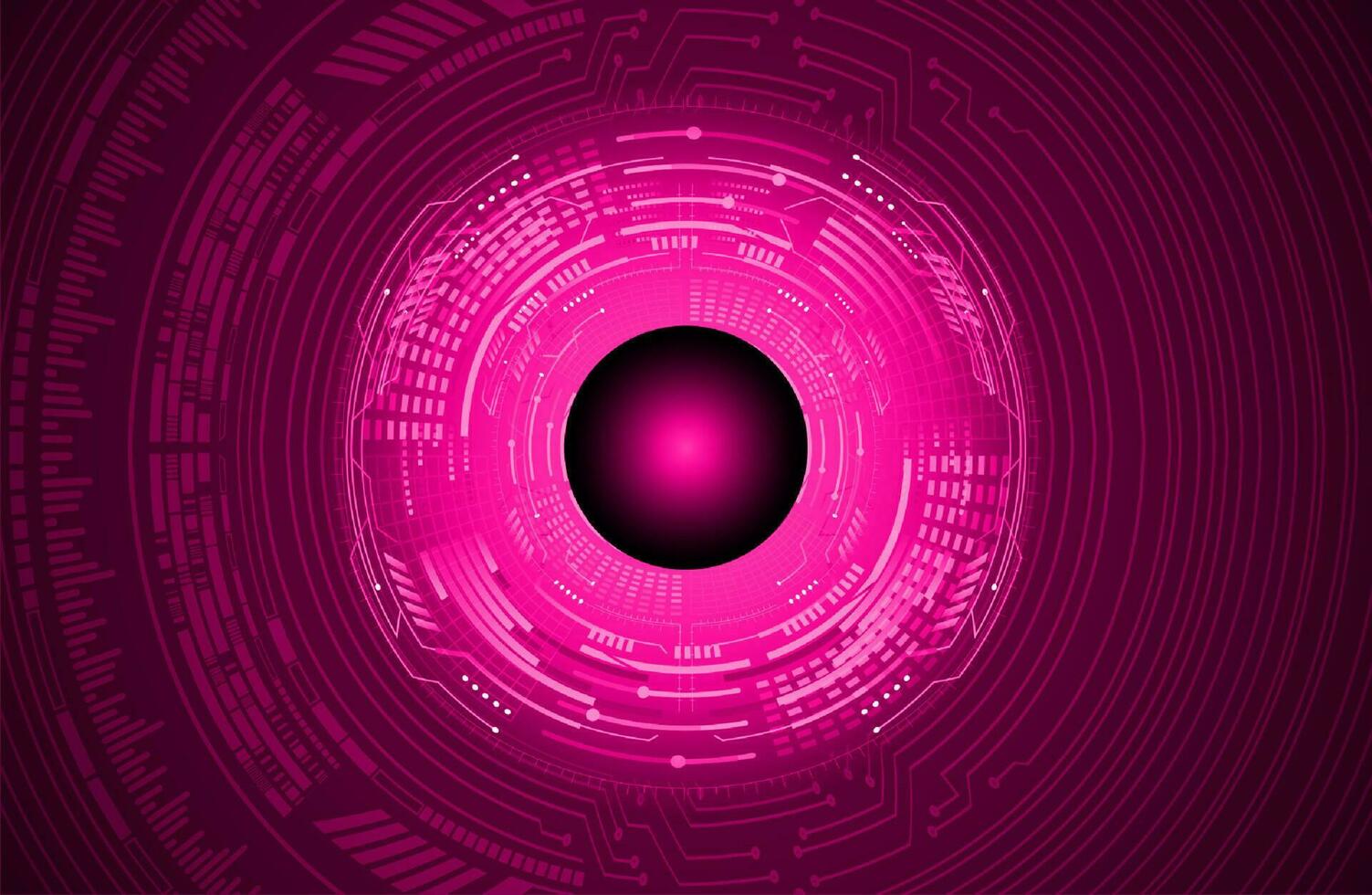 Modern Cybersecurity Eye on Technology Background vector
