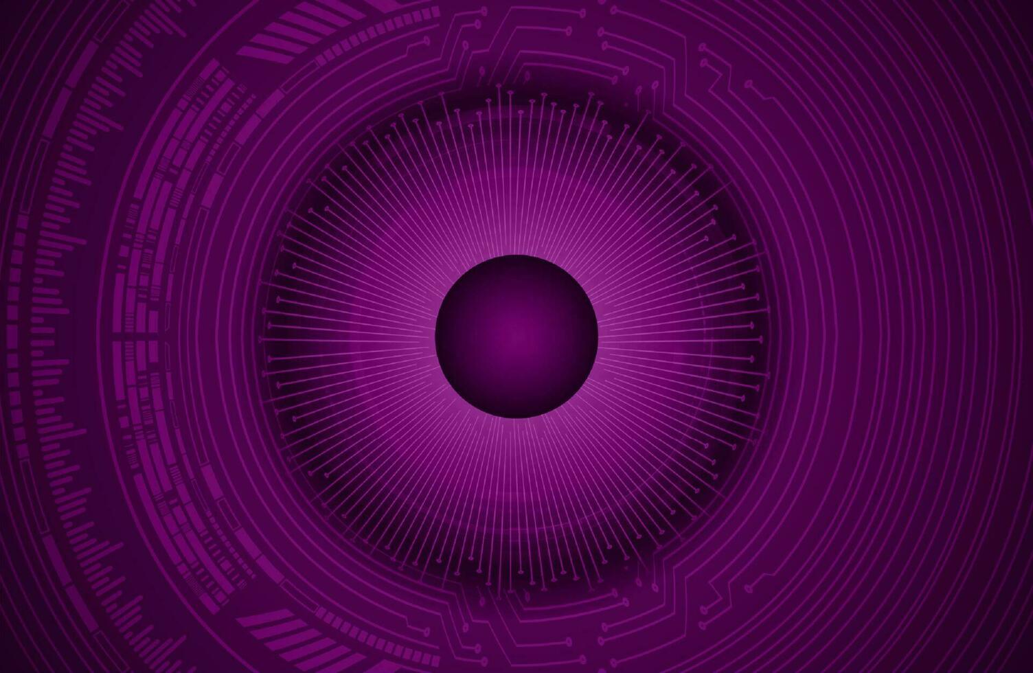 Modern Cybersecurity Eye on Technology Background vector
