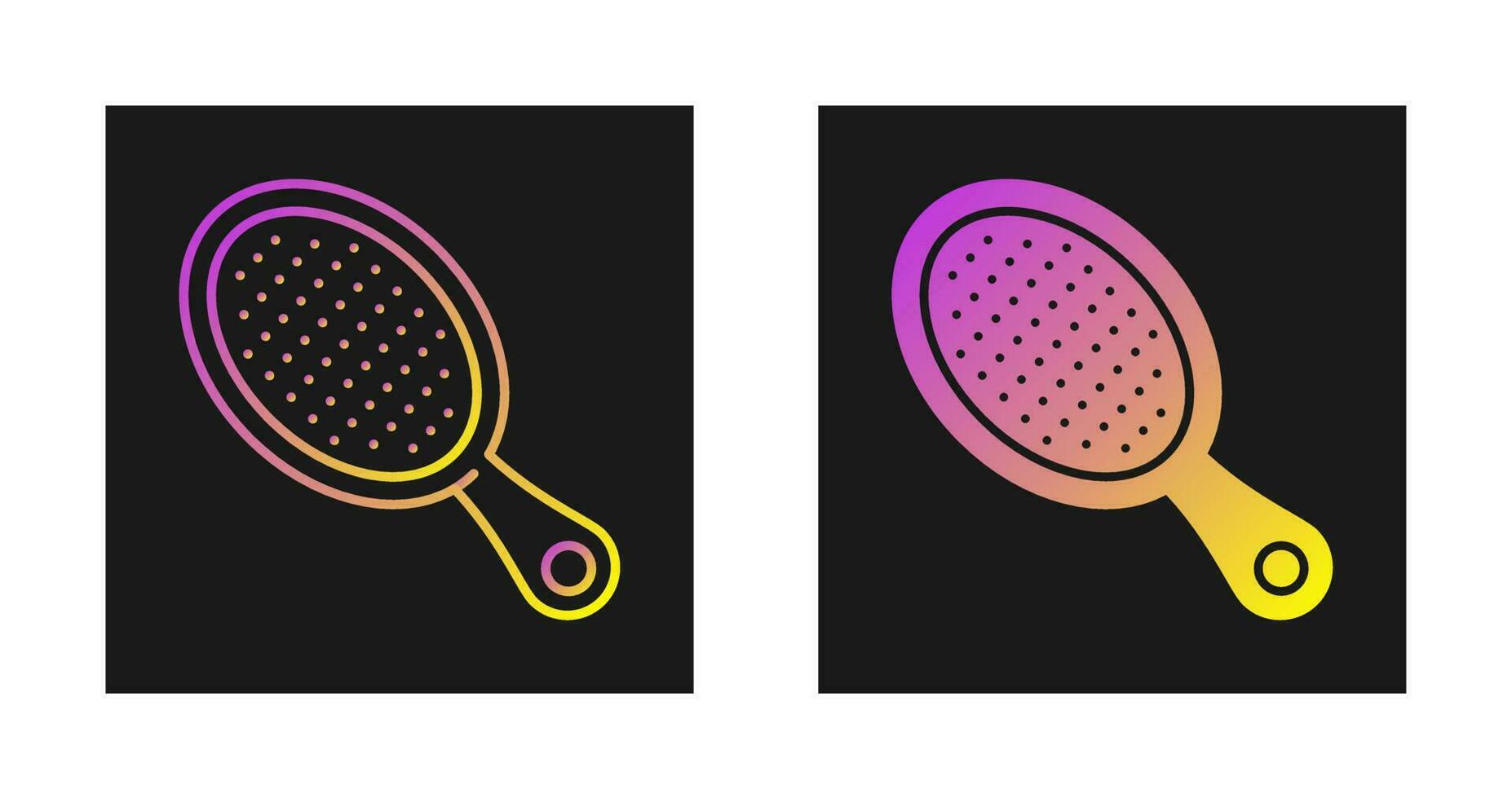 Hair Brush Vector Icon