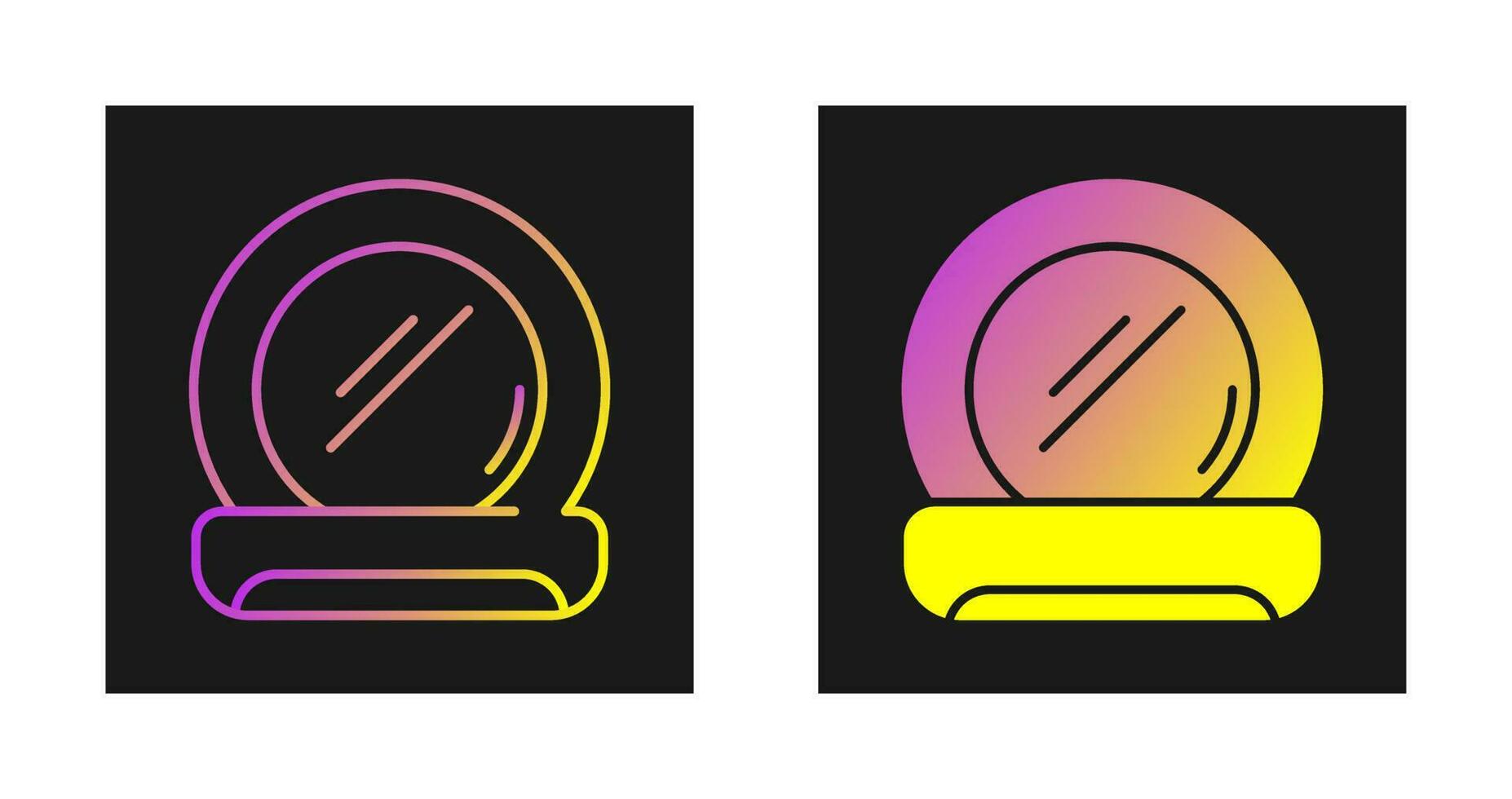 Pocket Mirror Vector Icon