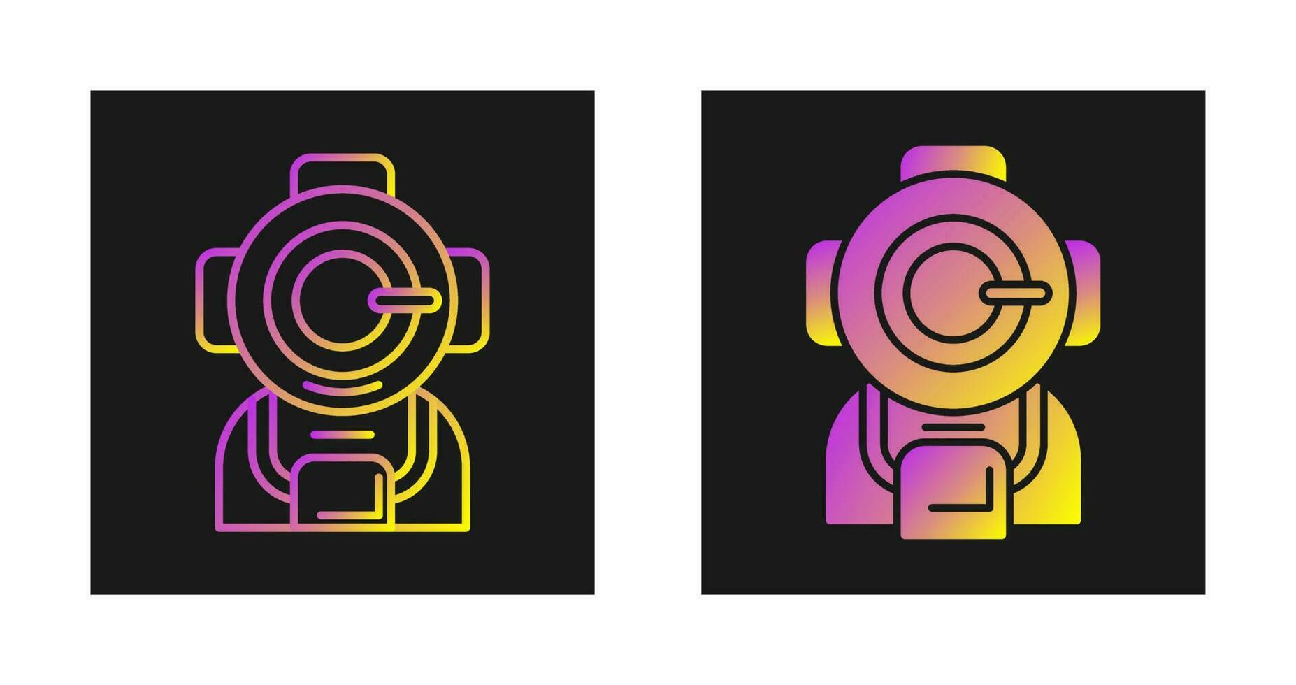 Diving Helmet Vector Icon