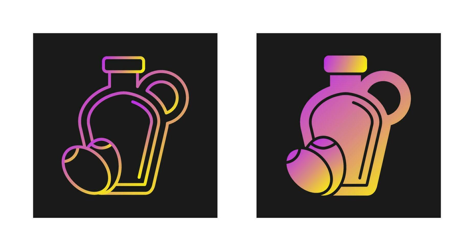 Olive Oil Vector Icon