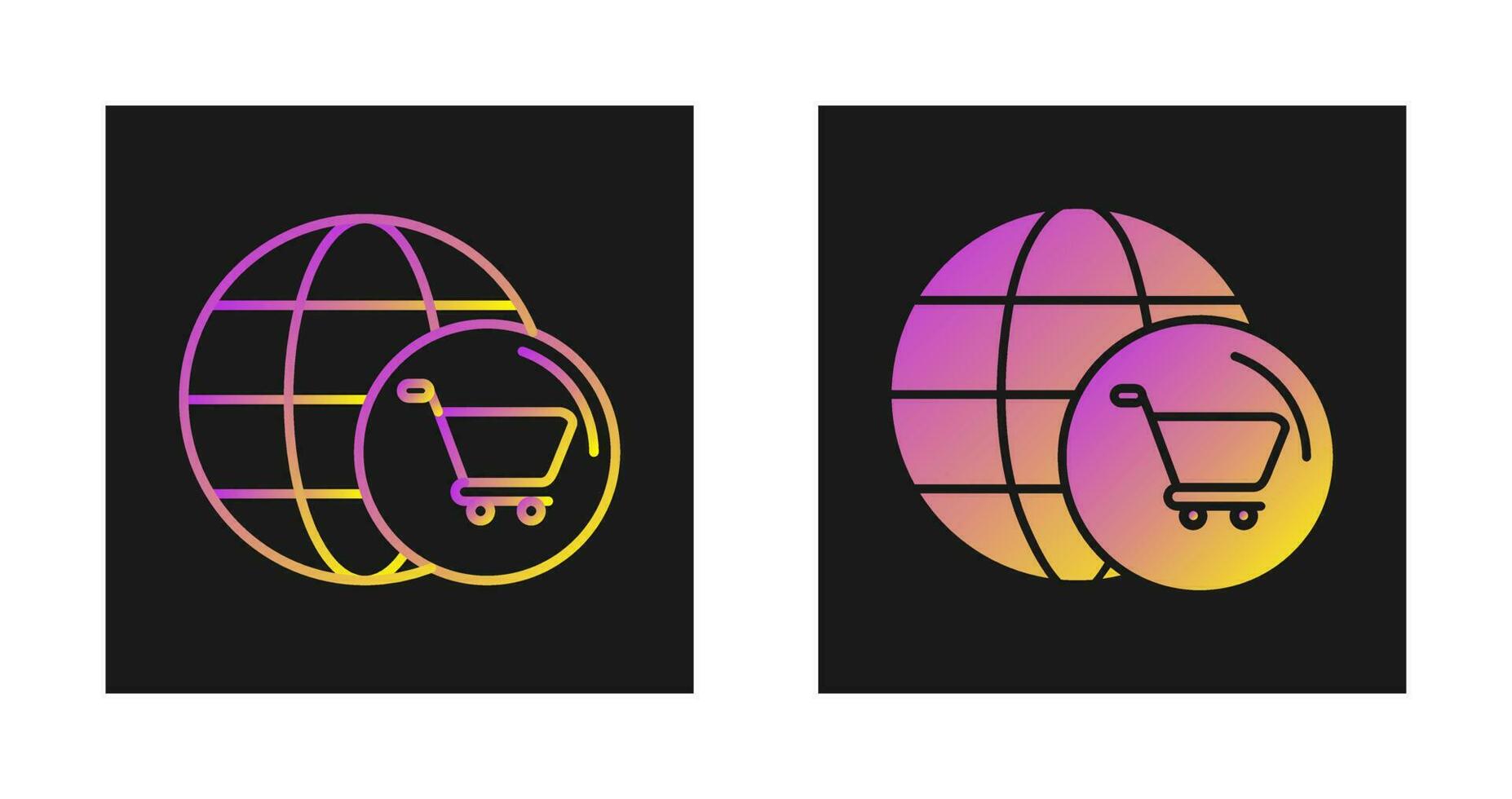 World Cart Vector Icon