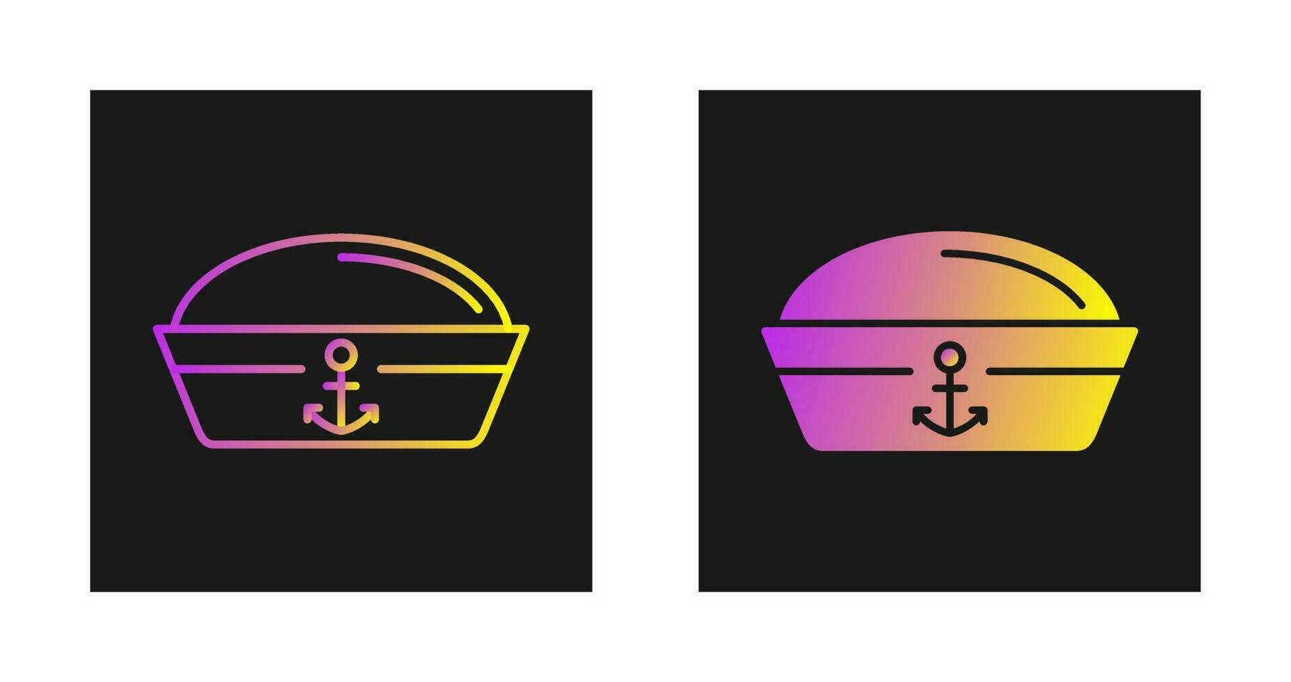Sailor Hat Vector Icon