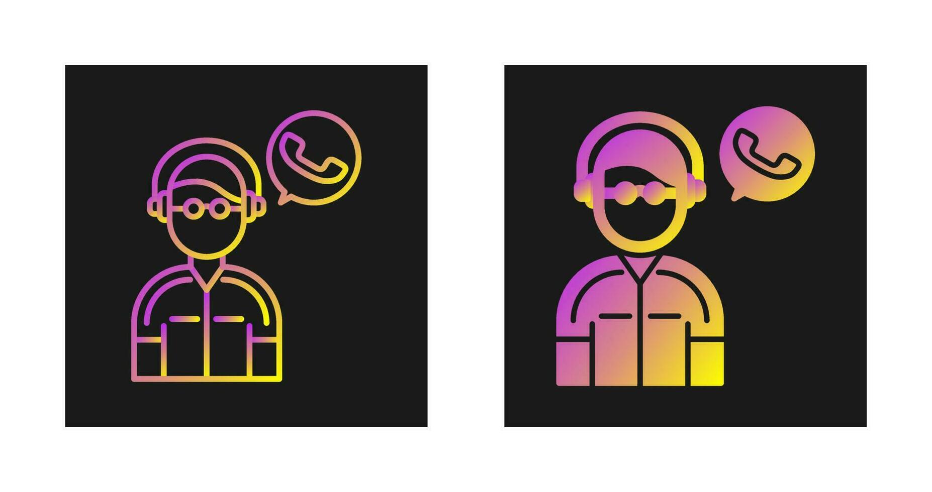 Contact Us Vector Icon