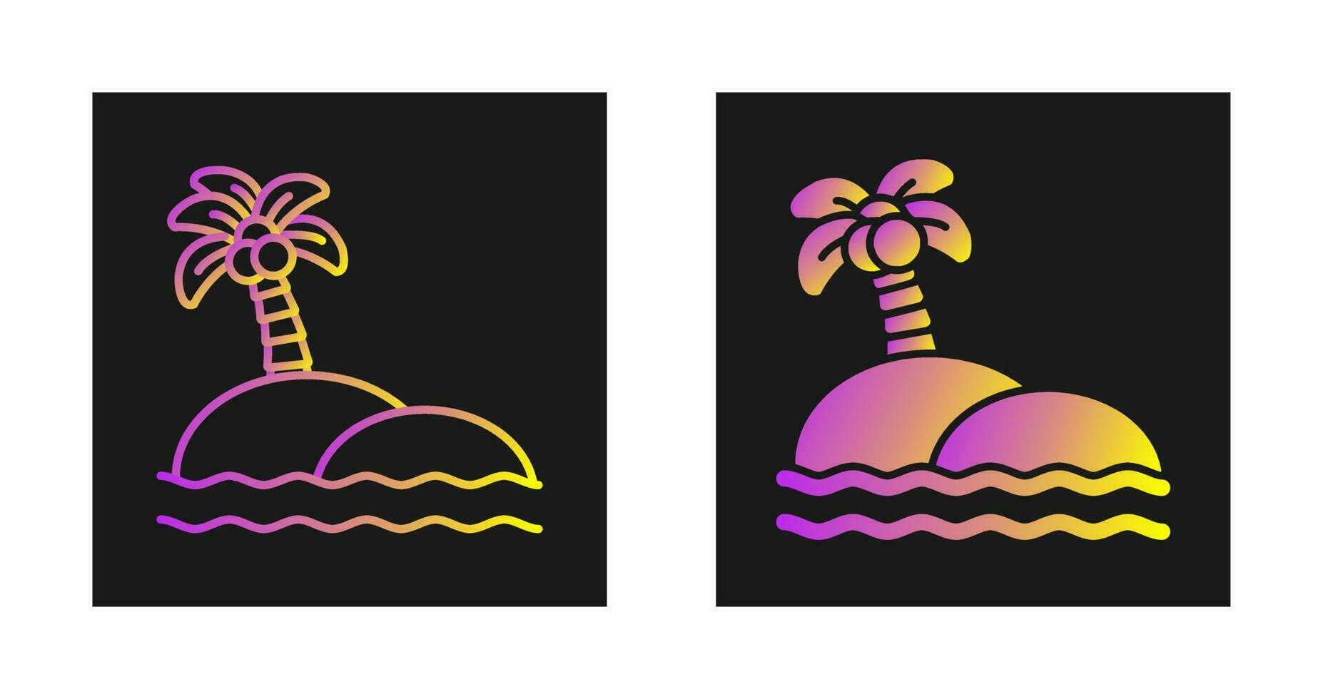 Island Vector Icon