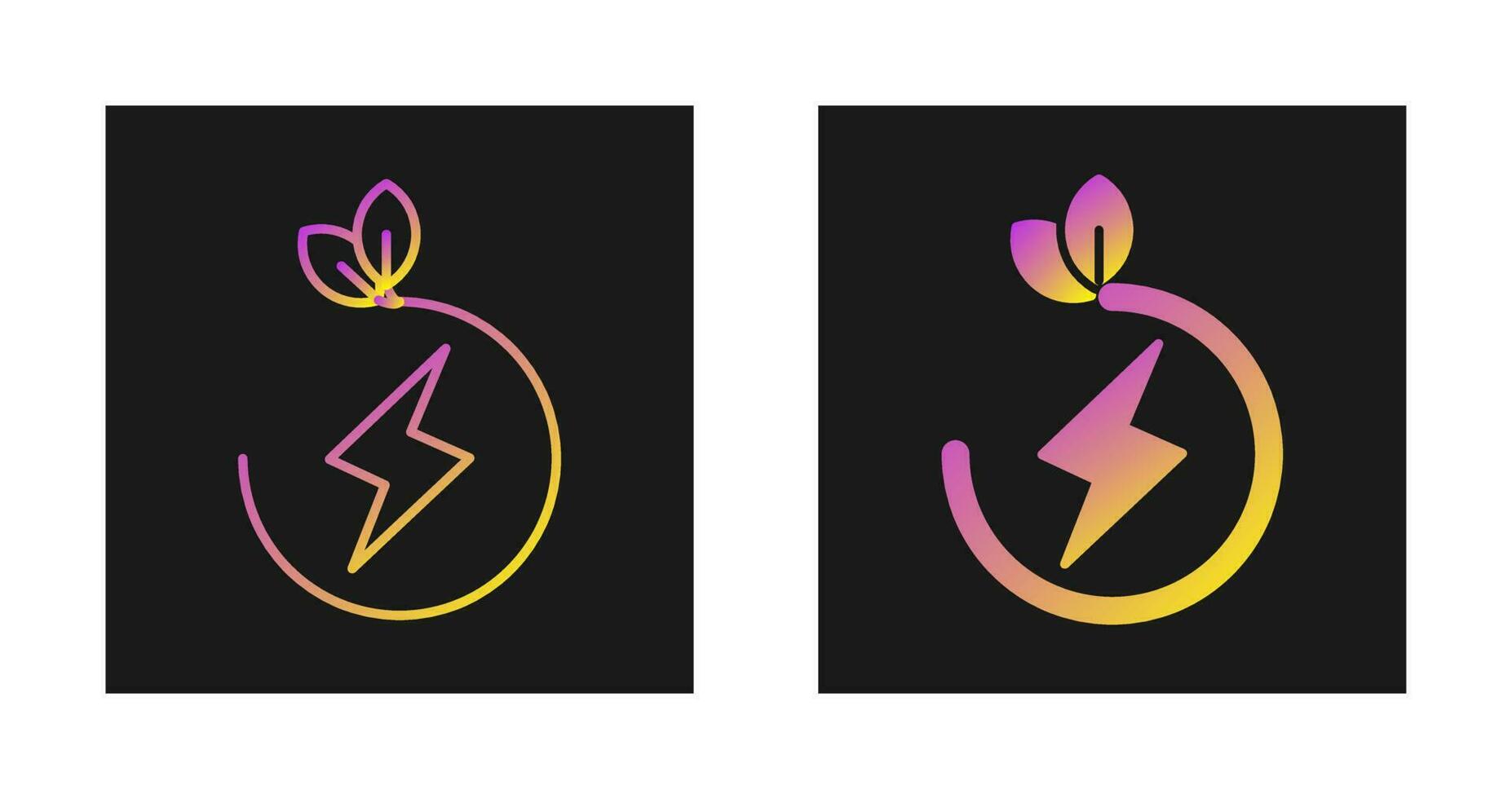 Eco Energy Vector Icon