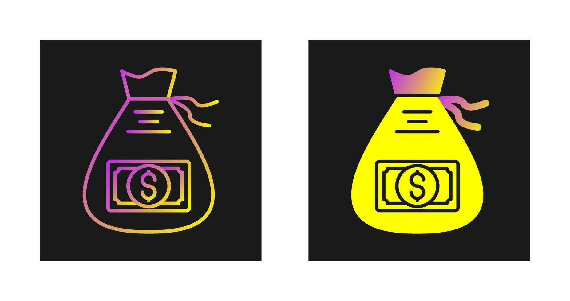 Money Bag Vector Icon