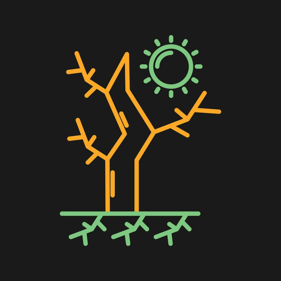 Drought Vector Icon