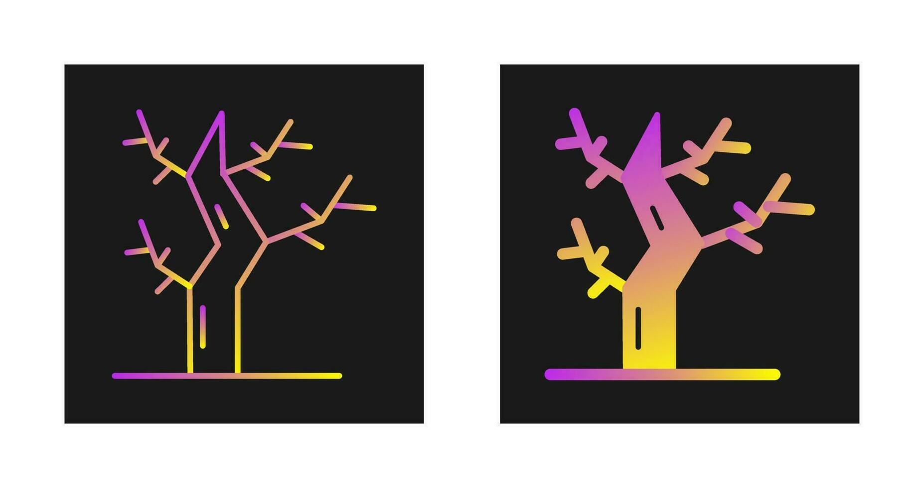 Dry Tree Vector Icon