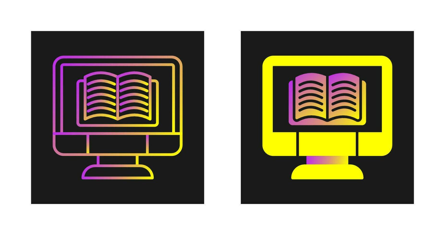 Online Learning Vector Icon