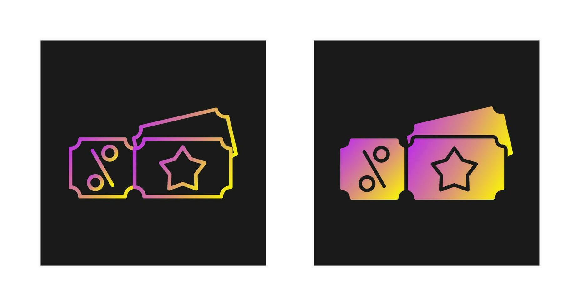 Discount Voucher Vector Icon