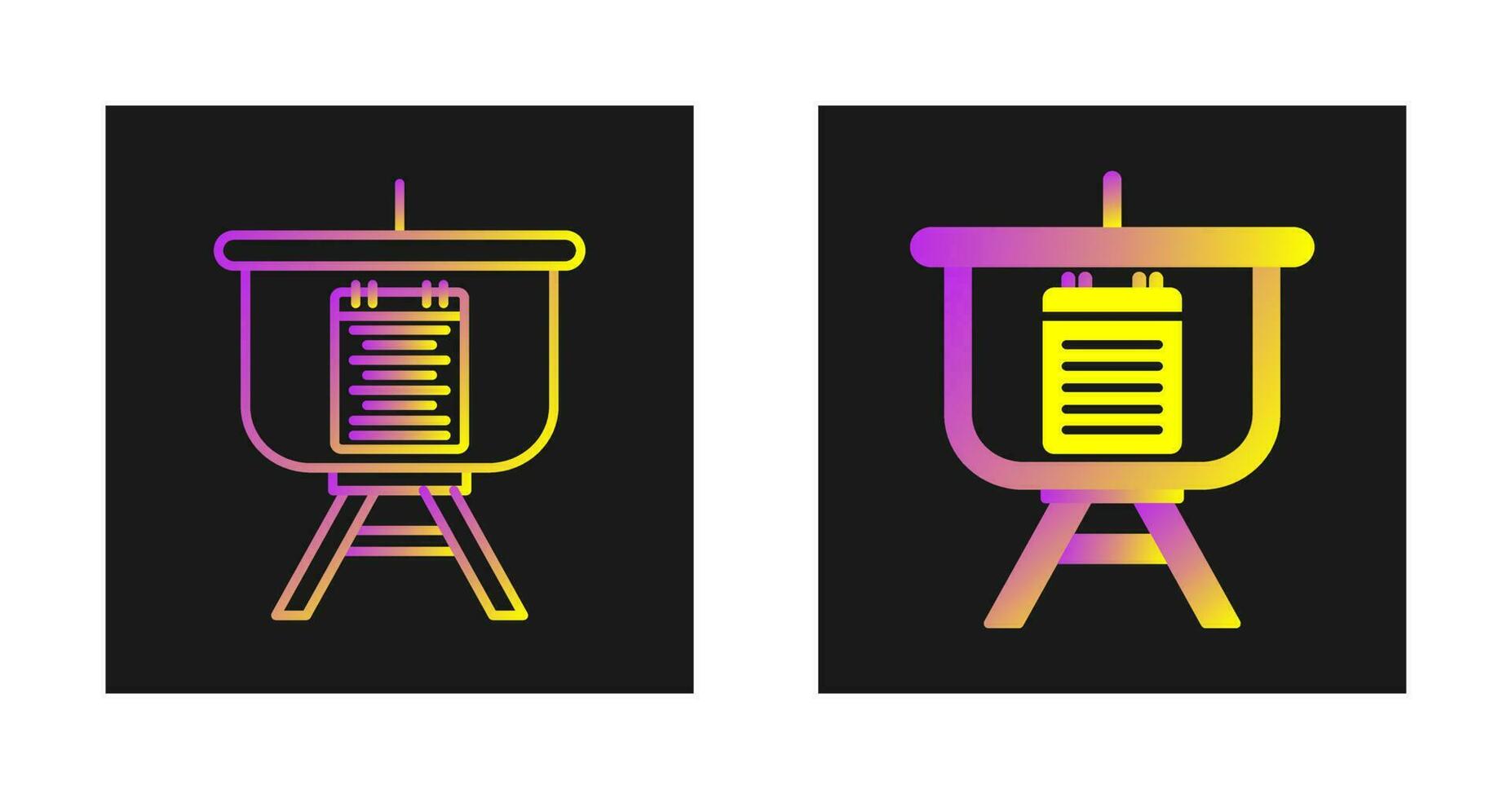 Menu Presentation Vector Icon