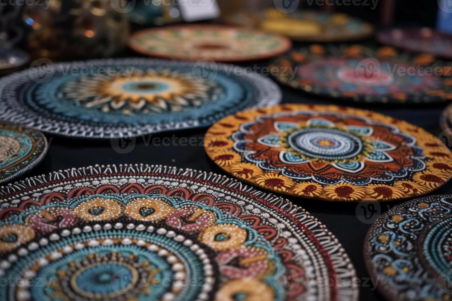 Mandalas in different patterns photo