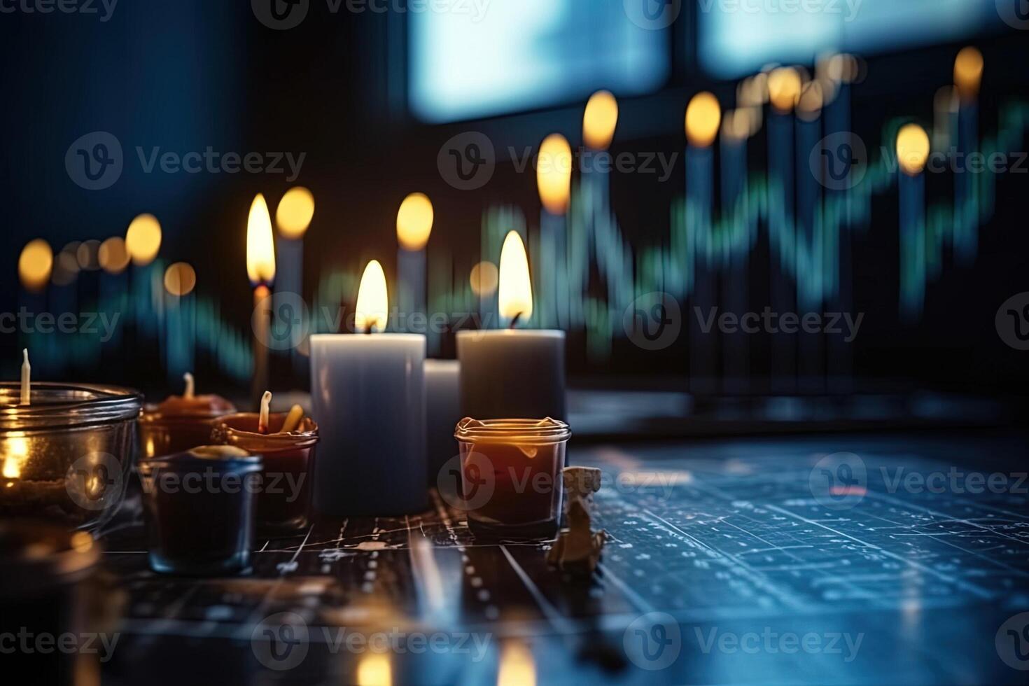 money coins with trading graph Financial investment concept, Forex trading market candlestick chart, Cryptocurrency economy. investing illustration photo