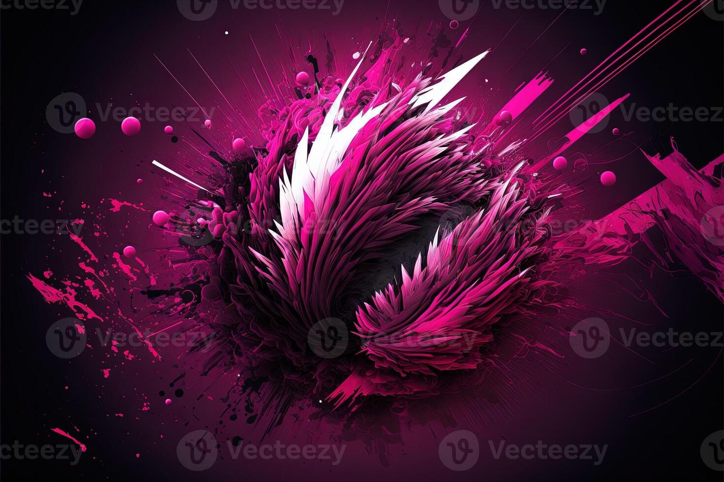Visual Magentaverse color of the year 2023 viva magenta illustration photo