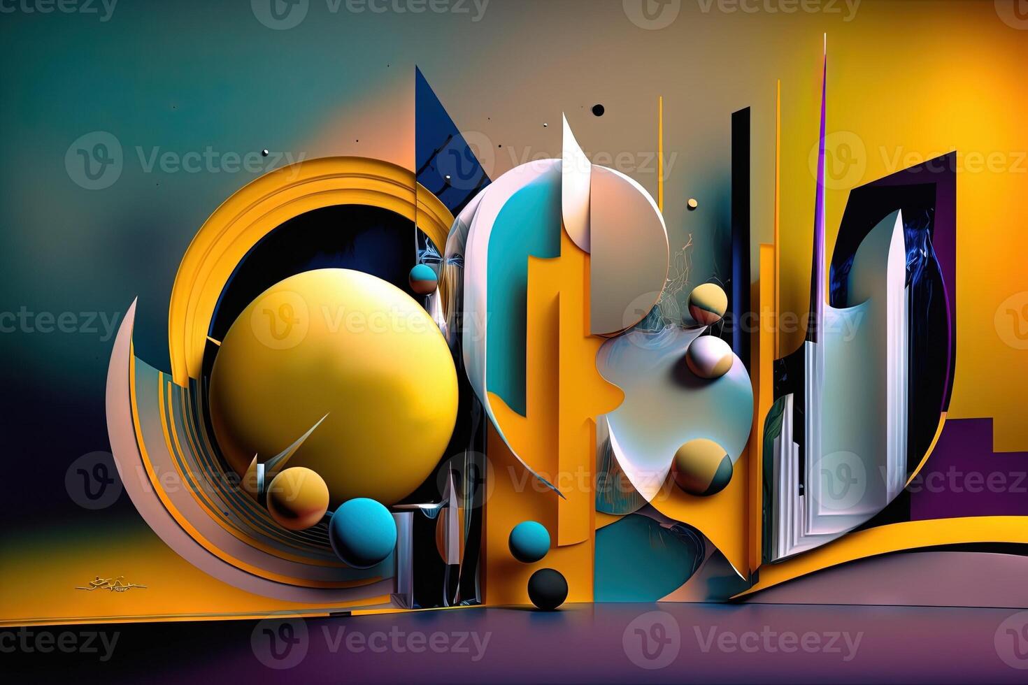 United Nations Day UN is Peace, dignity, and equality on a healthy planet, abstract illustration photo