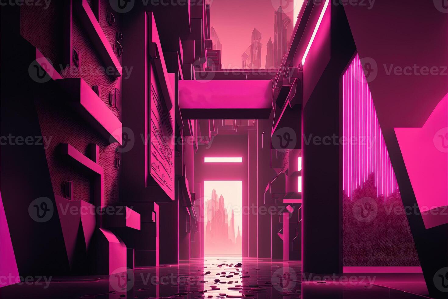 Visual Magentaverse color of the year 2023 viva magenta illustration photo