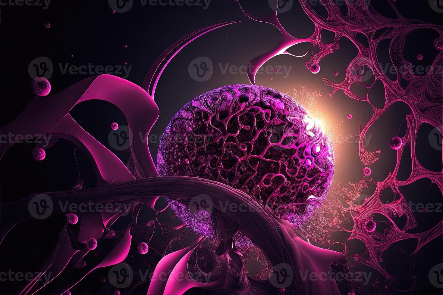 World Cancer Day abstract representation illustration photo