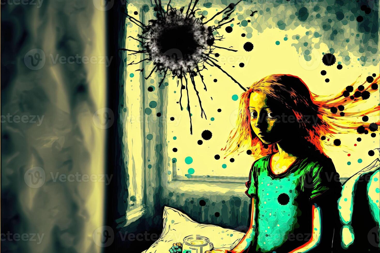 wold day for the sick abstract representation illustration photo