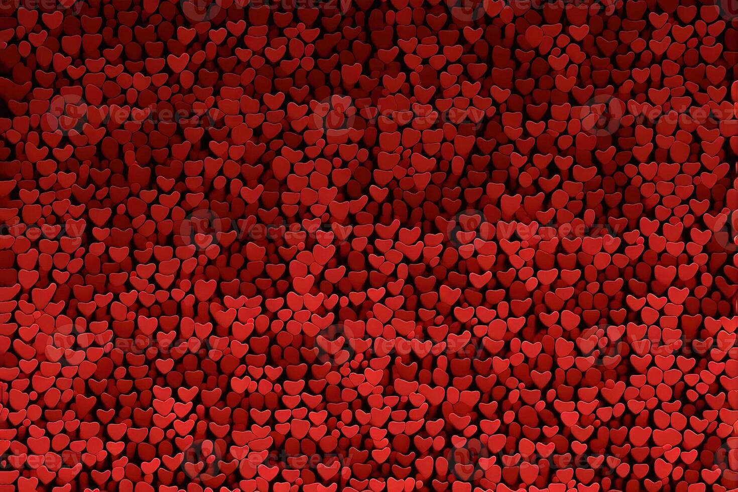 background full of many hearts Love Valentine day concept illustration photo