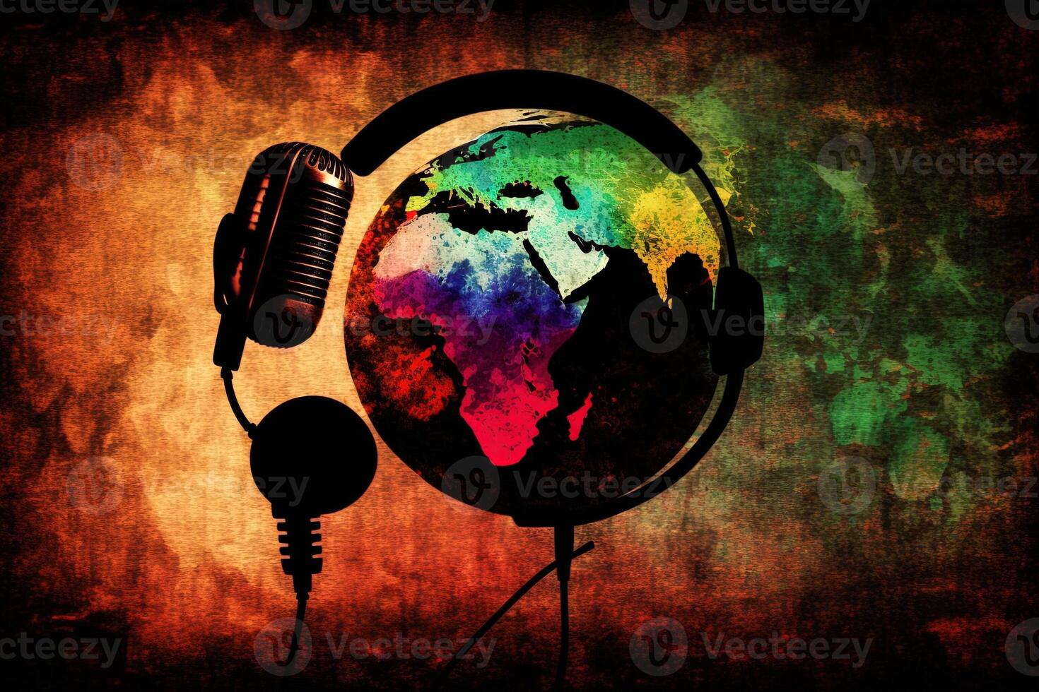 International world voice day abstract illustration photo