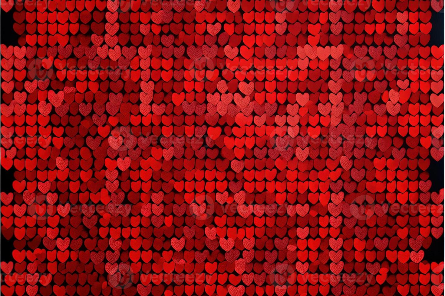 background full of many hearts Love Valentine day concept illustration photo