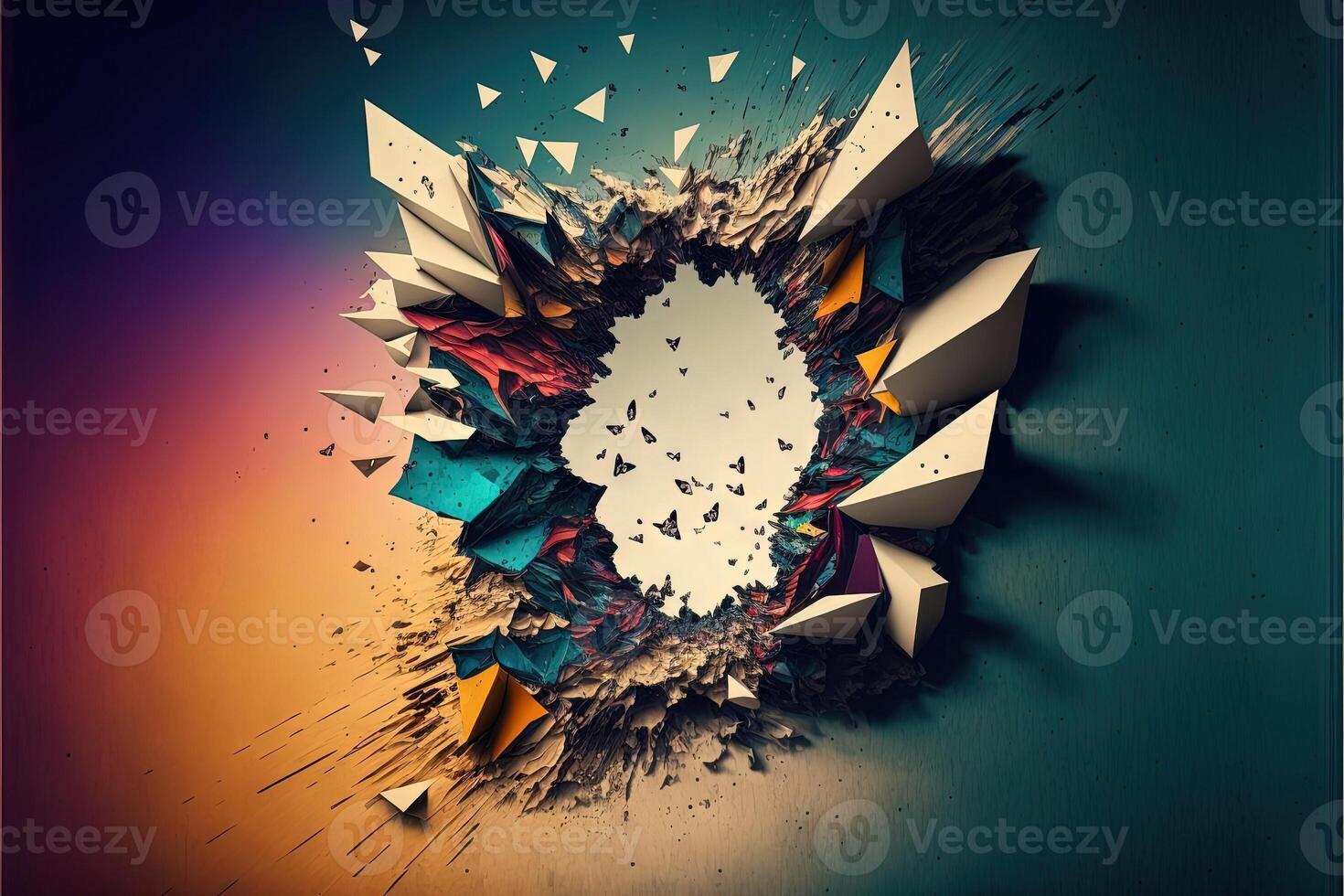 abstract concept of perfect imperfection Perfectly Imperfect. Illustration photo