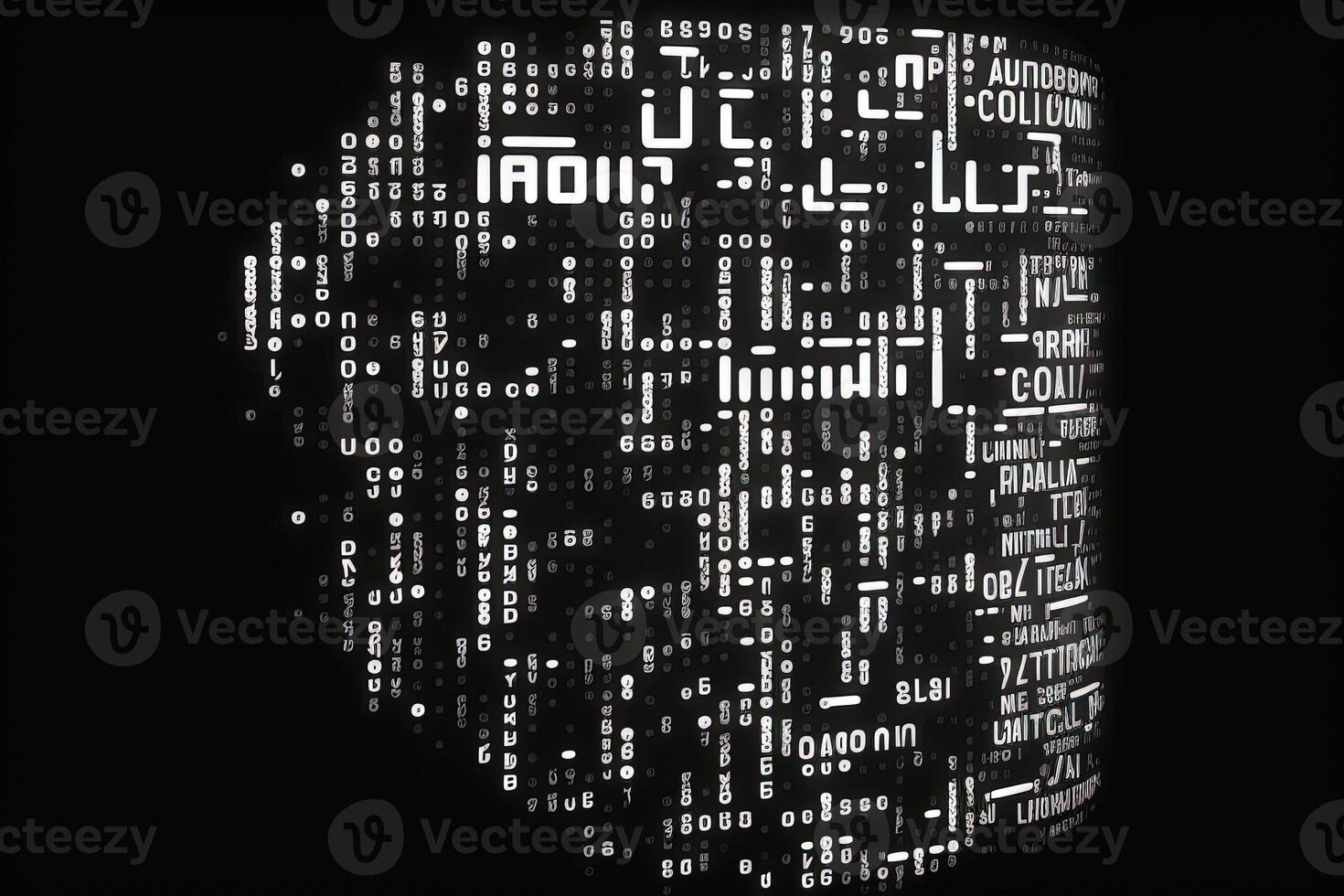 Chat with AI or Artificial Intelligence abstract concept illustration photo