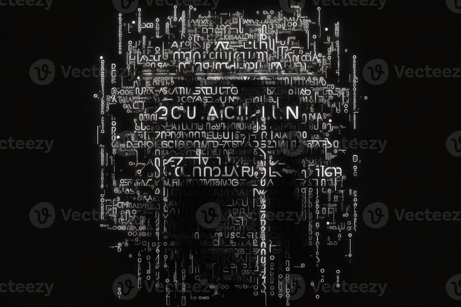 Chat with AI or Artificial Intelligence abstract concept illustration photo
