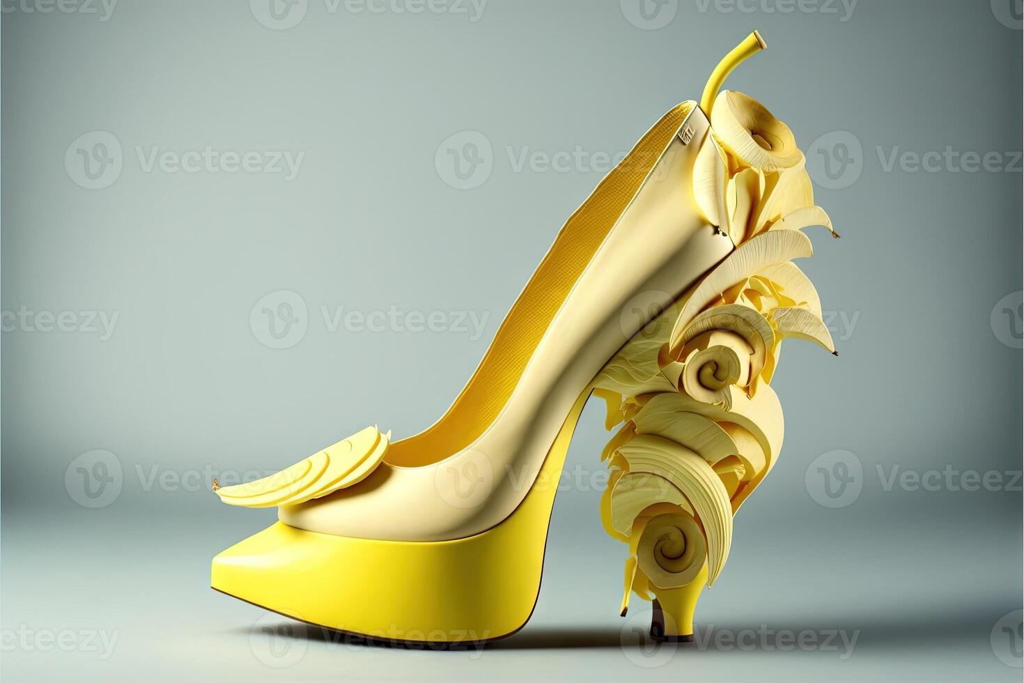 banana women shoes with high heels photo