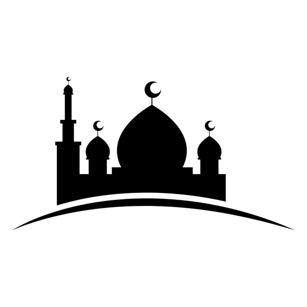 mosque logo vector illustration design