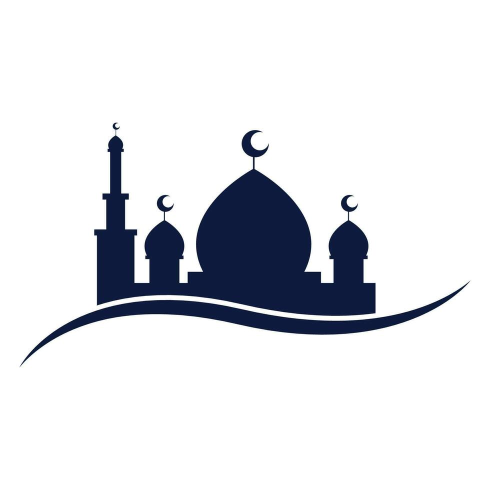 mosque logo vector illustration design