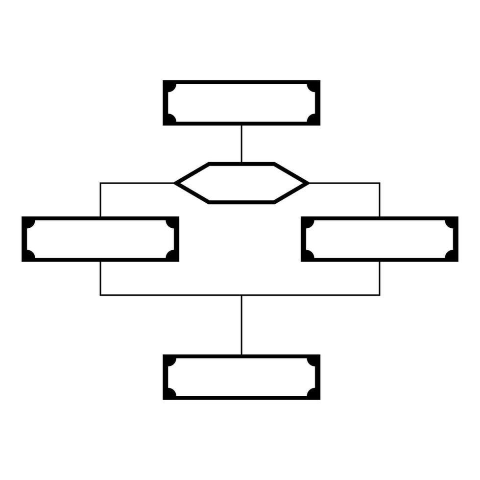 organization structure vector design