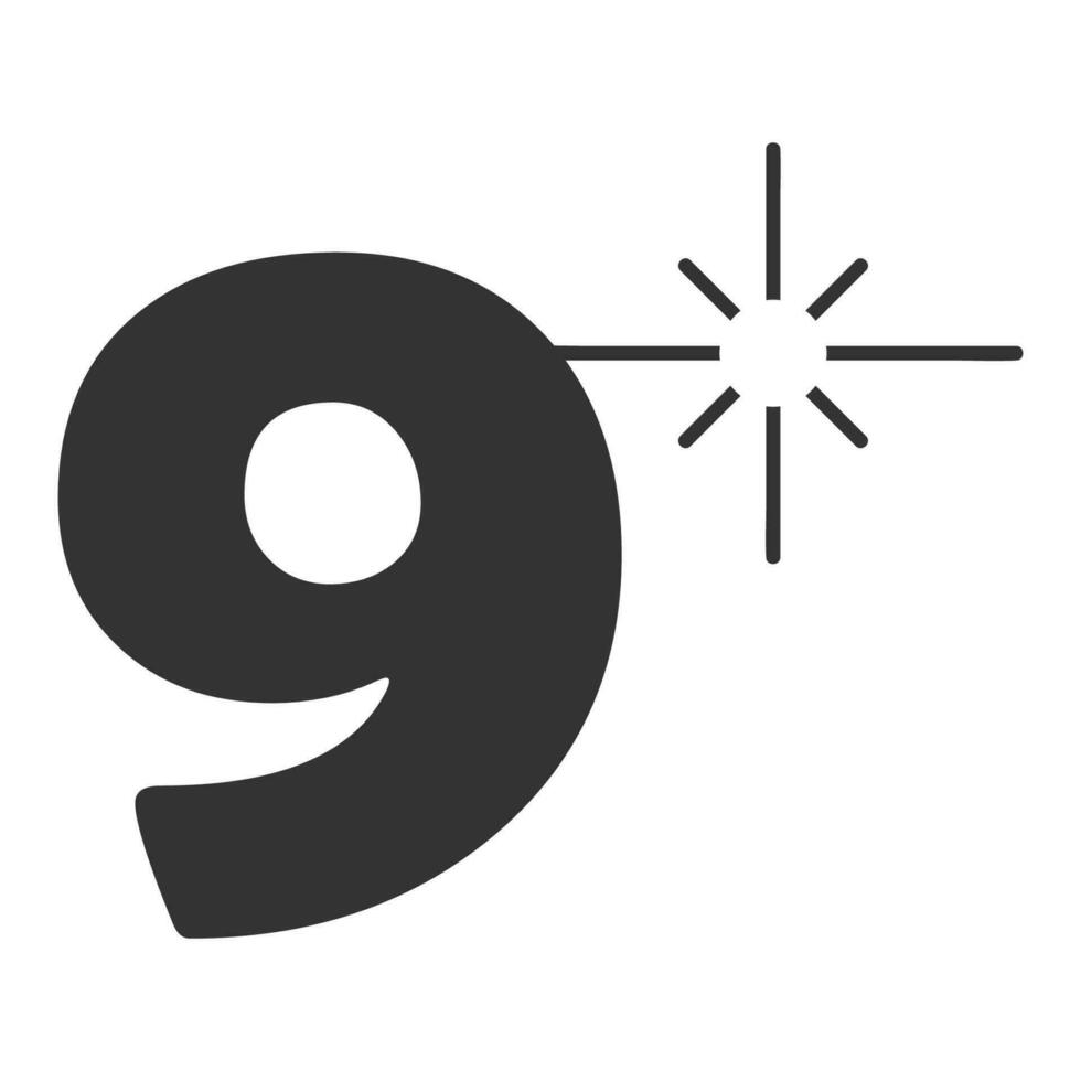 number icon vector illustration design