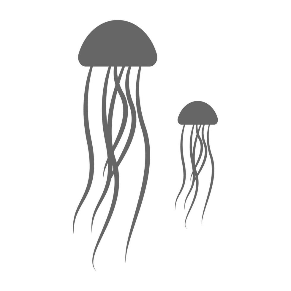 jellyfish logo vector illustration design