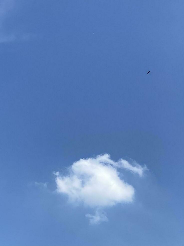 Cloudscape on blue sky photo