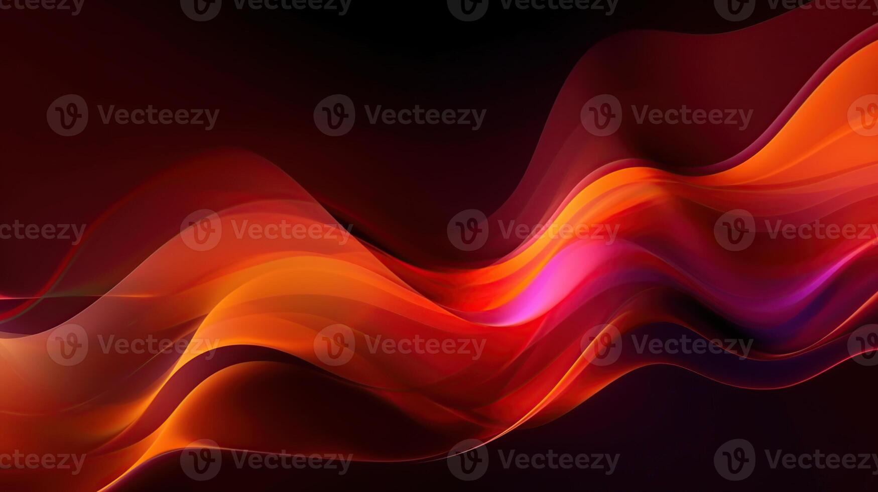 shiny neon glass beautiful, calming translucent wavy composition background with gradient transition, aesthetically , minimalist , smooth transitions, photo