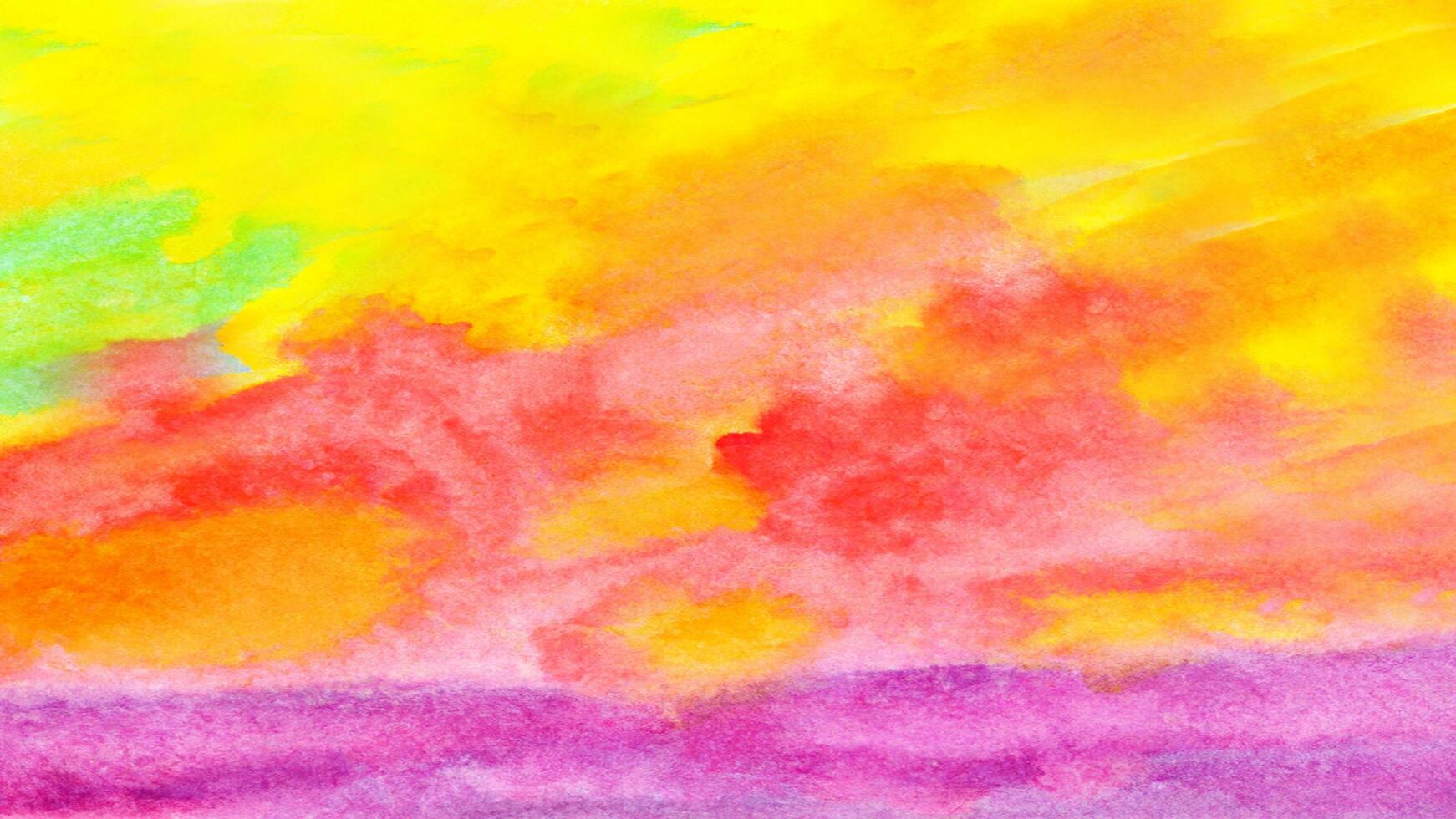 Watercolor pastel background. aquarelle colorful stains on paper . photo