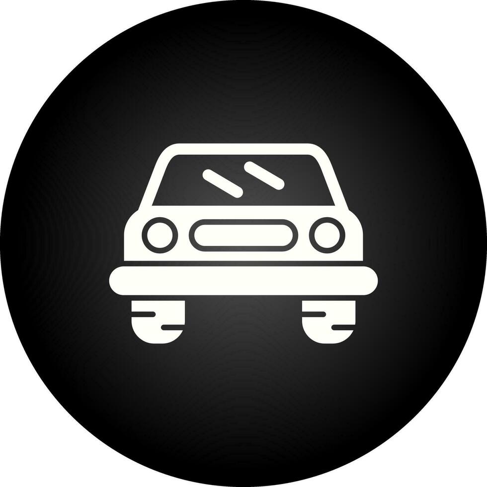 icono de línea de coche vector