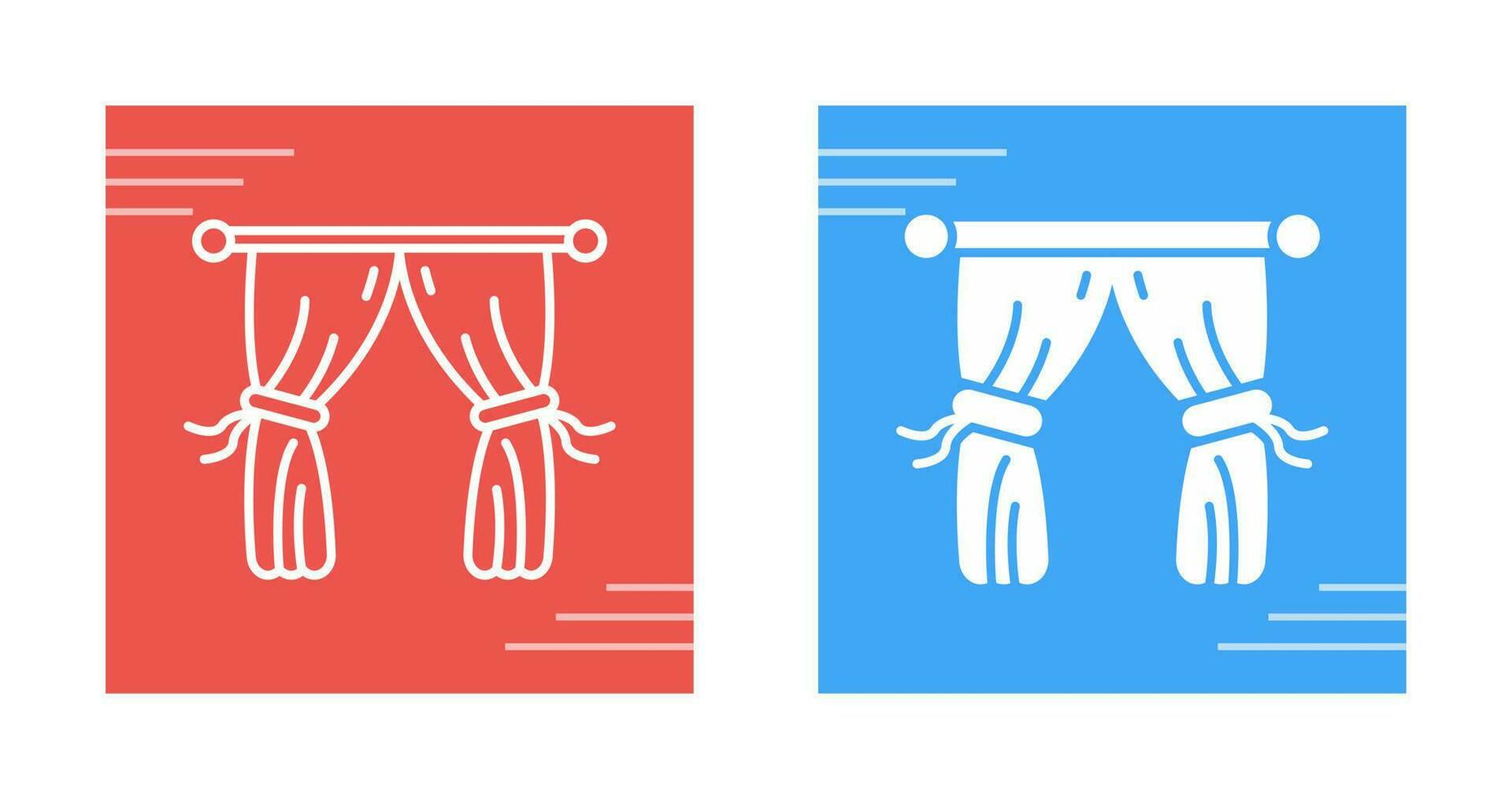 Curtain Vector icon