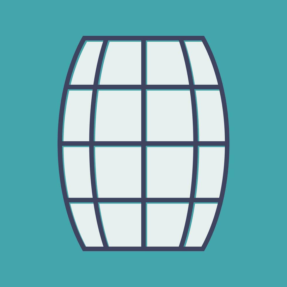 Barrel Line Icon vector