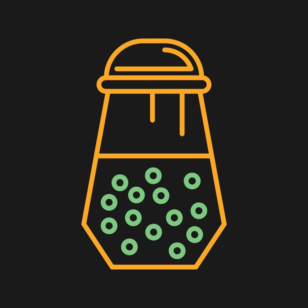 Salt Shaker Vector Icon